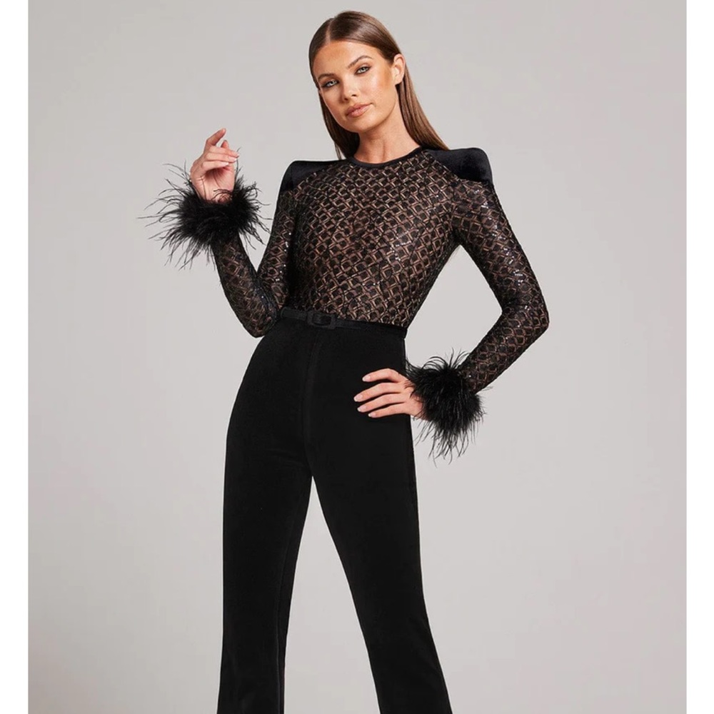 Nadine Merabi Monique Jumpsuit XS 2 NWT